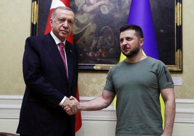 وصول الرئيس الأوكراني لإسطنبول للقاء نظيره التركي