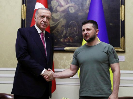 وصول الرئيس الأوكراني لإسطنبول للقاء نظيره التركي