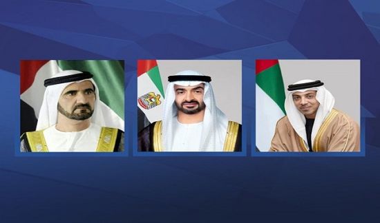 محمد بن زايد ونائباه يهنئون رئيس باكستان بمناسبة انتخابه