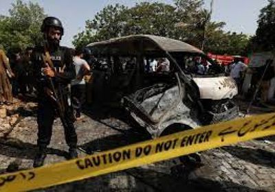 مقتل خمسة صينيين بهجوم انتحاري في باكستان