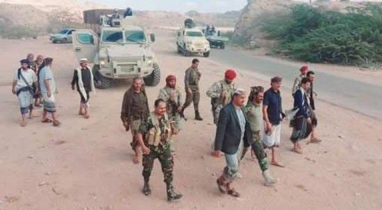 قوات دفاع شبوة تدشن عمل الشرطة العسكرية بعتق