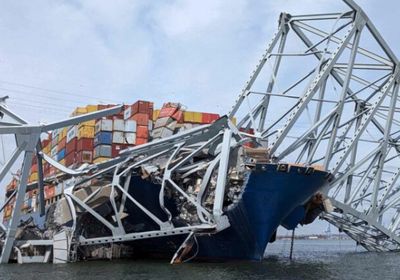 خفر السواحل الأمريكي: بدء أعمال إزالة حطام جسر بالتيمور