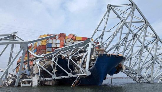 خفر السواحل الأمريكي: بدء أعمال إزالة حطام جسر بالتيمور