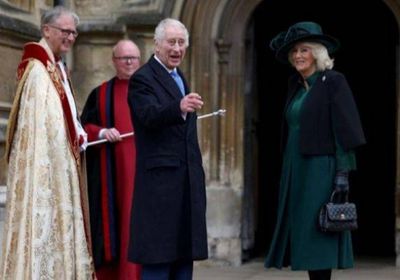 في أول ظهور منذ إصابته بالسرطان.. ملك بريطانيا يحضر قداس عيد الفصح
