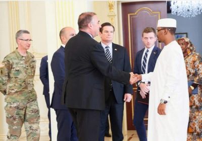 الرئيس التشادي يلتقي وفدا من الكونجرس الأمريكي بالعاصمة انجامينا