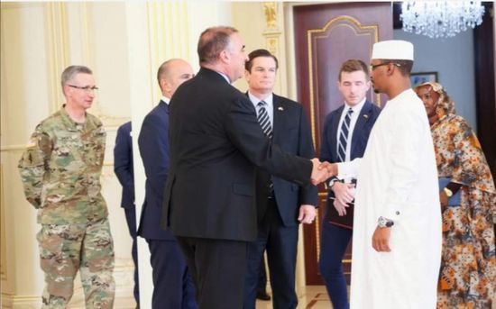 الرئيس التشادي يلتقي وفدا من الكونجرس الأمريكي بالعاصمة انجامينا