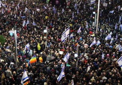 آلاف الإسرائيليين يتظاهرون بالقدس المحتلة