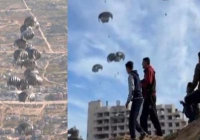 «طيور الخير».. الإمارات ومصر تنفذان الإسقاط الجوي الـ21 على غزة