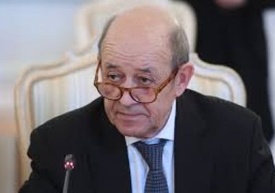 لودريان يدين الاستغلال الضار وغير المقبول لهجوم موسكو