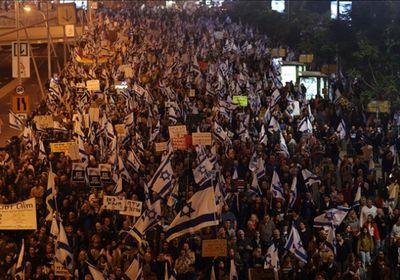 عشرات آلاف الإسرائيليين يتظاهرون ضد نتانياهو