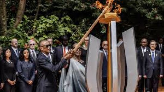رئيس رواندا يقود مراسم إحياء ذكرى الإبادة الجماعية