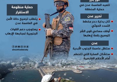 العاصمة عدن.. صخرة متينة تحمي أمن واستقرار المنطقة (إنفوجراف)