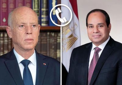 هاتفياً.. السيسي يهنئ نظيره الرئيس التونسي بحلول عيد الفطر المبارك