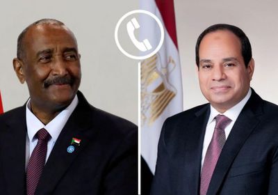 السيسي يهنئ رئيس مجلس السيادة السوداني بحلول عيد الفطر