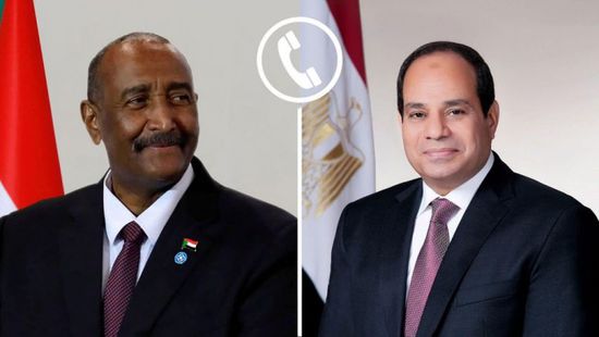 السيسي يهنئ رئيس مجلس السيادة السوداني بحلول عيد الفطر