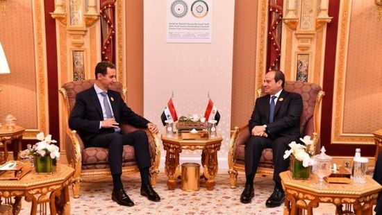الرئيس السيسي وبشار الأسد يتبادلان التهنئة بمناسبة عيد الفطر