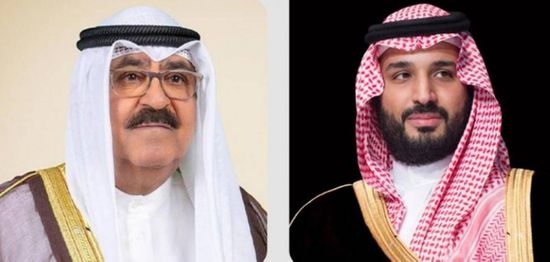 ولي العهد السعودي يتلقى التهنئة بعيد الفطر من أمير الكويت