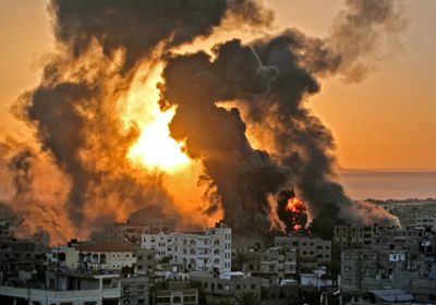 استشهاد 5 فلسطينيين في قصف منزل بمخيم النصيرات