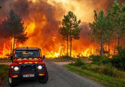 درجات حرارة مرتفعة تؤجج حريقا في شرق إسبانيا