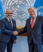 غوتيرش يتسلم أوراق اعتماد مندوب الإمارات الدائم لدى الأمم المتحدة