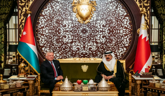 ملكا البحرين والأردن يشددان على أهمية خفض التوترات بالشرق الأوسط