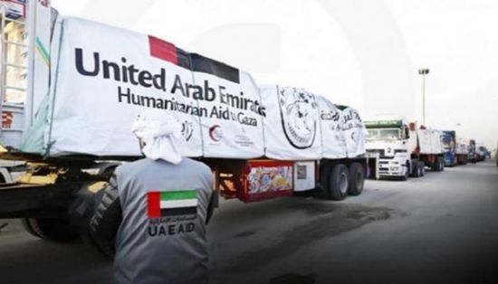 الإمارات ترسل مئات الأطنان من المساعدات الغذائية لغزة