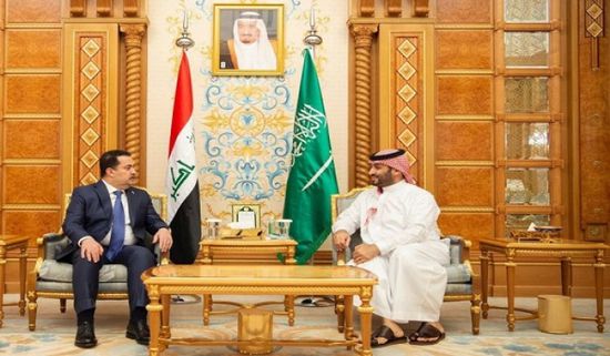ولي العهد السعودي ورئيس الوزراء العراقي يستعرضان العلاقات الثنائية