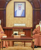 رئيس الوزراء الكويتي يستقبل ثاني الزيودي في قصر بيان