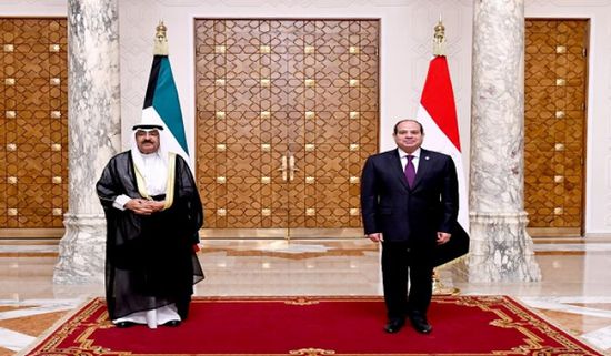 الرئيس السيسي وأمير الكويت يشددان على ضرورة احترام سيادة ليبيا
