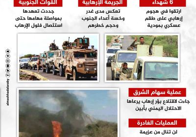 القضاء على الإرهاب نهاية الاحتلال اليمني (إنفوجراف)