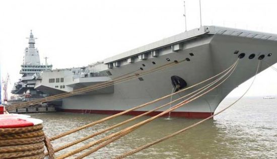 حاملة الطائرات الصينية الجديدة تجري تجاربها البحرية الأولى