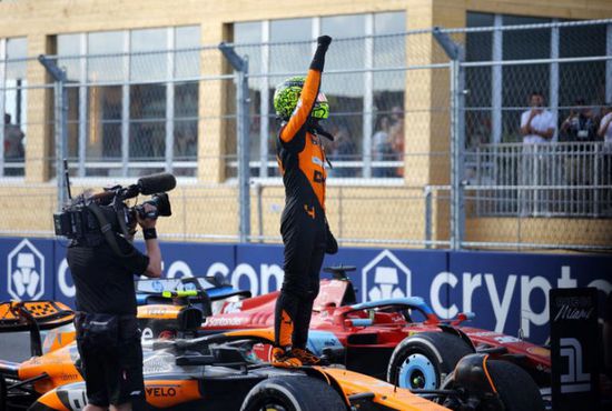 نوريس يفوز بجائزة ميامي لسباقات فورمولا 1