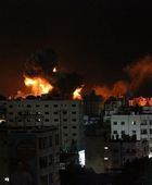 طيران الاحتلال يستهدف بلدة بيت حانون شمالي غزة
