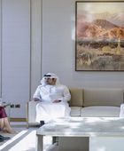 مكتوم بن محمد يلتقي رئيس شركة ستيت ستريت جلوبال أدفايزرز في دبي