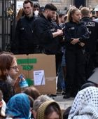 الشرطة الألمانية: إخلاء مخيم مؤيدين للفلسطينيين في برلين