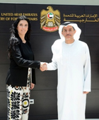 الخارجية الإماراتية تتسلم البراءة القنصلية لقنصل عام مالطا