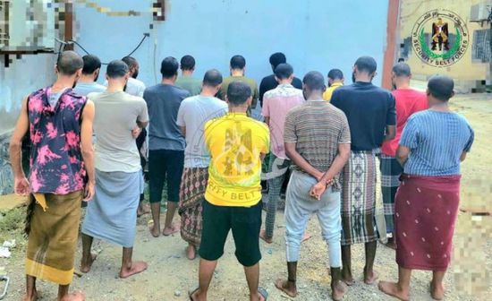 الحزام الأمني يعلن ترحيل 19 مروج مخدرات لسجون عدن