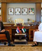 سيف بن زايد يلتقي نائب رئيس صربيا للأمن الوطني في أبوظبي