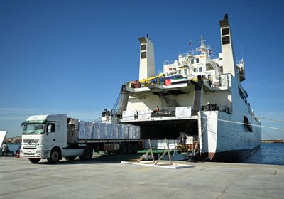 من ميناء لارنكا.. سفينة مساعدات إماراتية جديدة تبحر إلى غزة