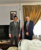 سفير روسيا يلتقي رئيس بعثة "أونمها"