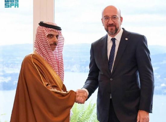 وزير الخارجية السعودي يستعرض مع رئيس المجلس الأوروبي العلاقات التاريخية
