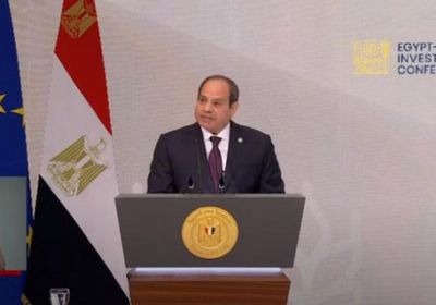 السيسي: بيئة الاستثمار في مصر مستقرة وبينتها التحتية متطورة