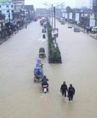 تسعة قتلى في فيضانات ضربت الهند وبنغلادش