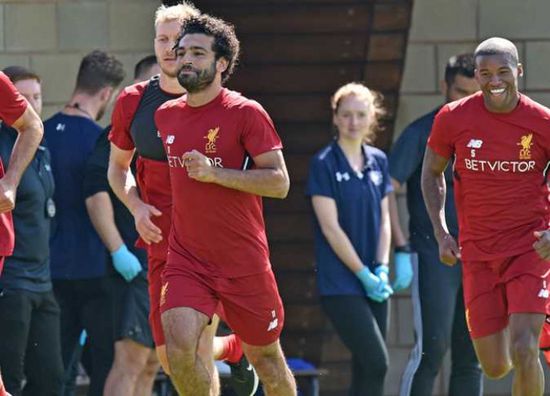 ليفربول يؤدي أول تدريباته بدون محمد صلاح