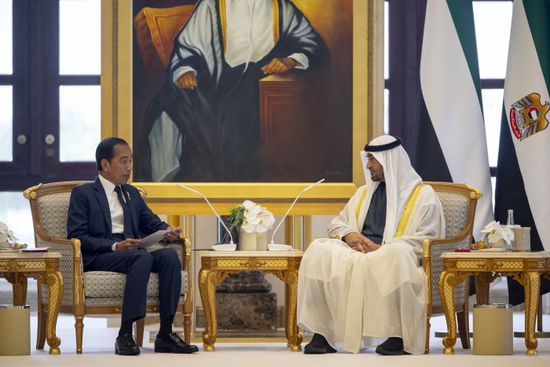 محمد بن زايد والرئيس الإندونيسي يبحثان علاقات الشراكة الشاملة بين البلدين
