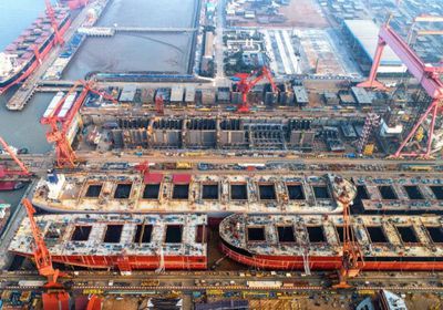 نمو متسارع لقطاع بناء السفن في الصين