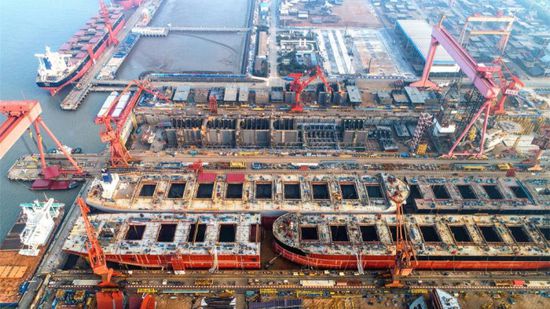نمو متسارع لقطاع بناء السفن في الصين