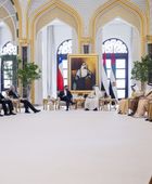 محمد بن زايد والرئيس التشيلي يبحثان تعزيز العلاقات الثنائية بين البلدين