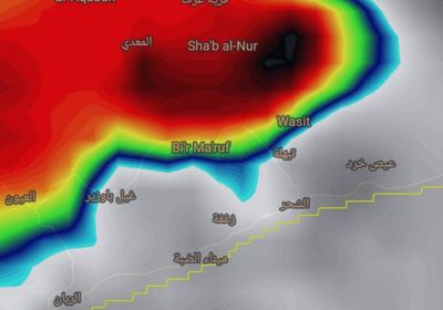 تحذيرات من الصواعق الرعدية شمال الشحر