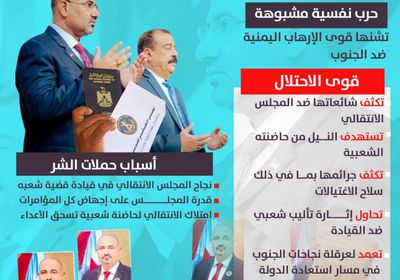 المجلس الانتقالي.. نجاحات تثير رعب وأحقاد الأعداء (إنفوجراف)